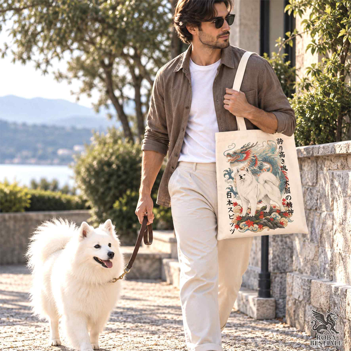 Tote Bag SPITZ GIAPPONESE - Collezione Dragon