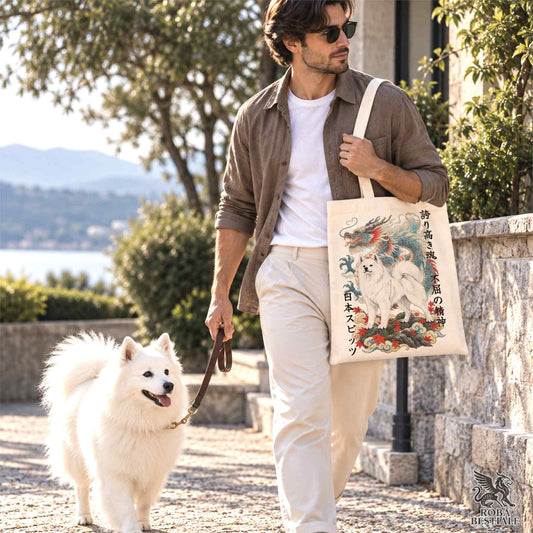 Tote Bag SPITZ GIAPPONESE - Collezione Dragon