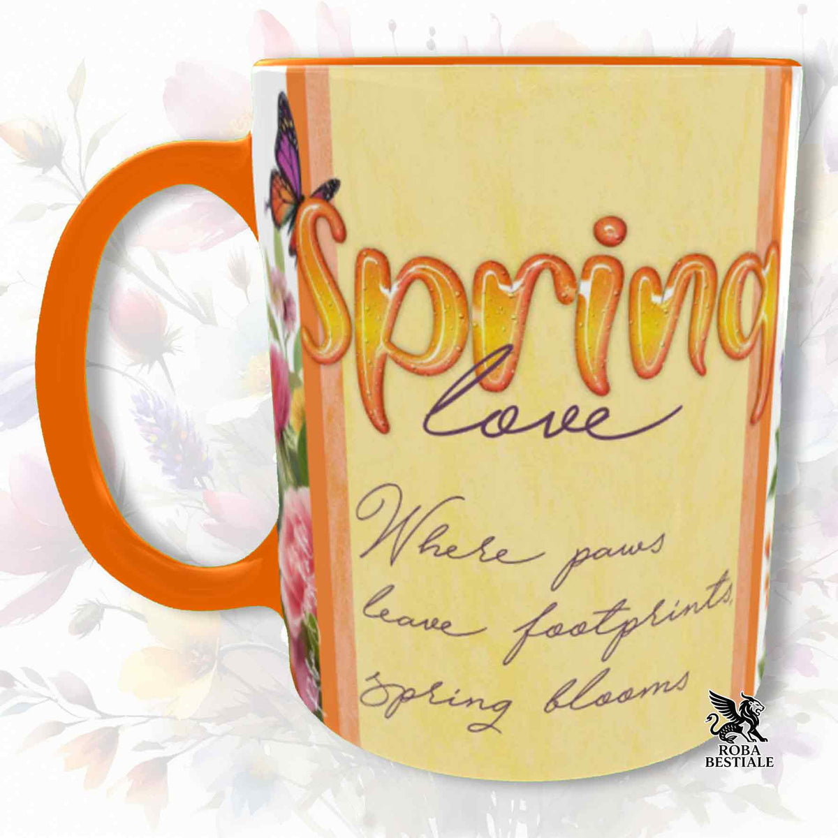 Tazza AKITA INU Rosso - Collezione Spring Love
