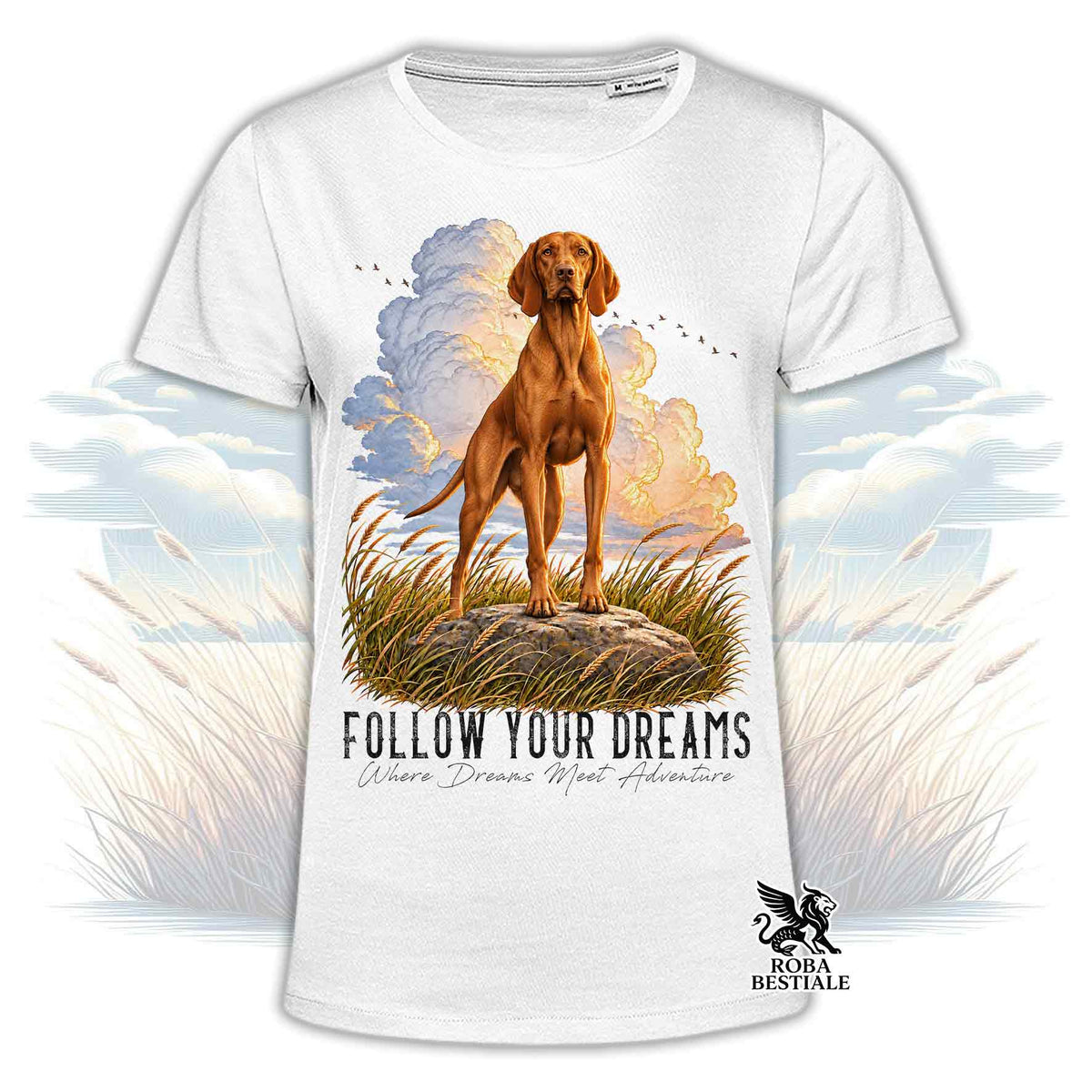 T-Shirt VIZSLA - Bracco Ungherese a pelo corto - Collezione Dream