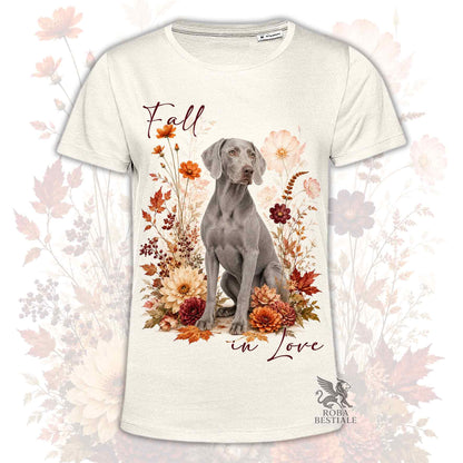 T-Shirt WEIMARANER Grigio Argento - Collezione Fall...in Love