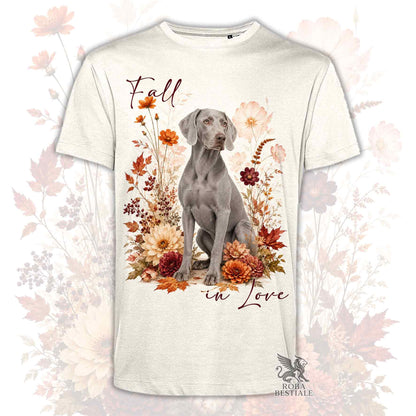 T-Shirt WEIMARANER Grigio Argento - Collezione Fall...in Love