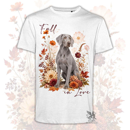 T-Shirt WEIMARANER Grigio Argento - Collezione Fall...in Love