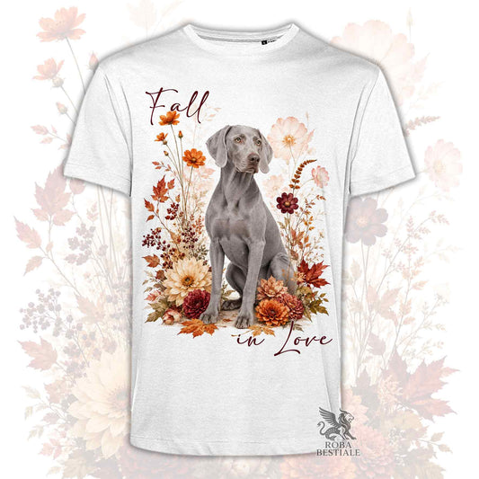 T-Shirt WEIMARANER Grigio Argento - Collezione Fall...in Love