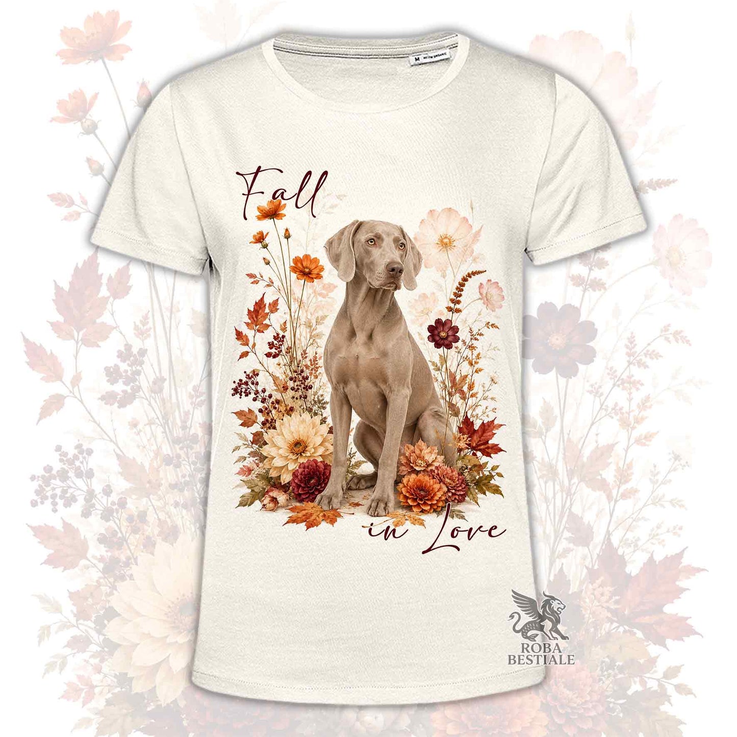 T-Shirt WEIMARANER Grigio Capriolo - Collezione Fall...in Love