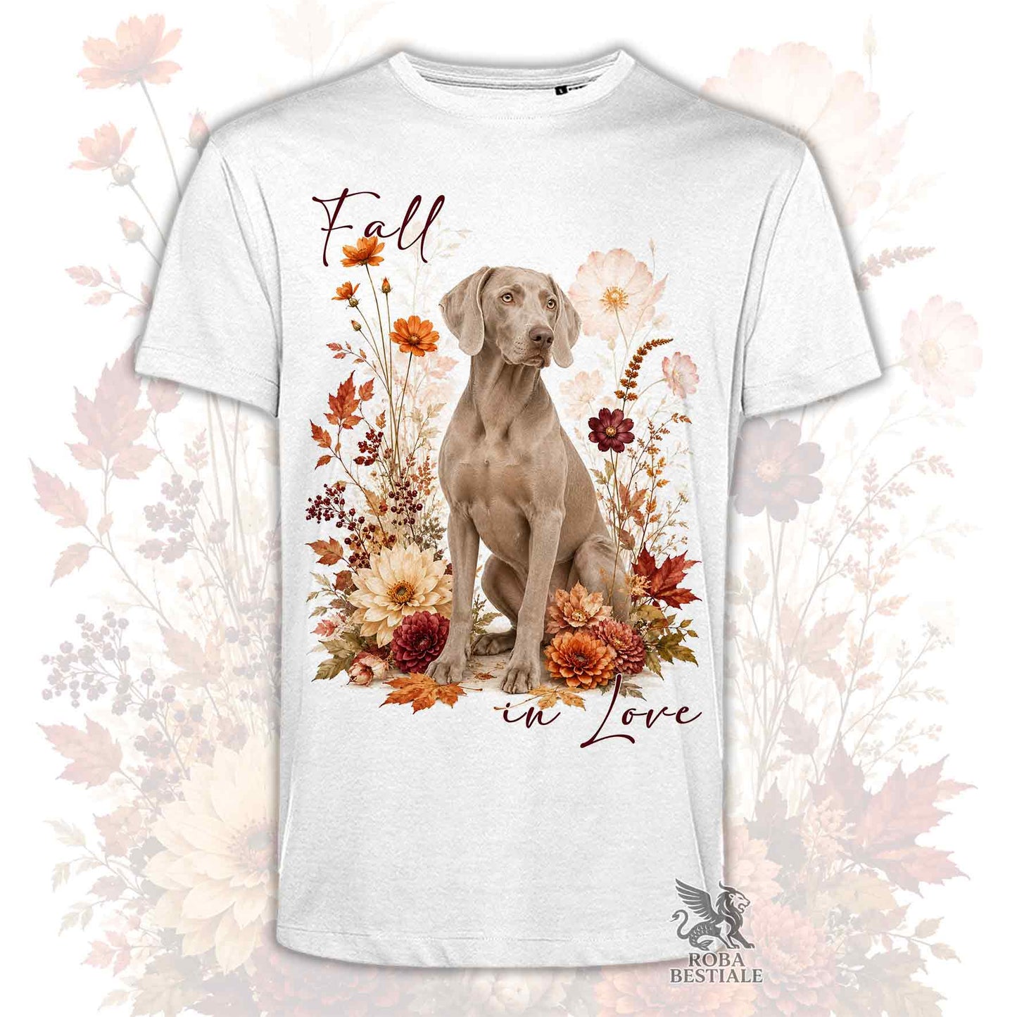 T-Shirt WEIMARANER Grigio Capriolo - Collezione Fall...in Love