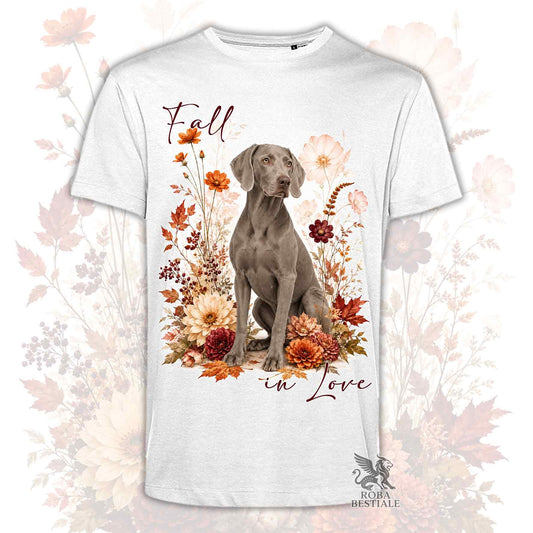 T-Shirt WEIMARANER Grigio Topo - Collezione Fall...in Love