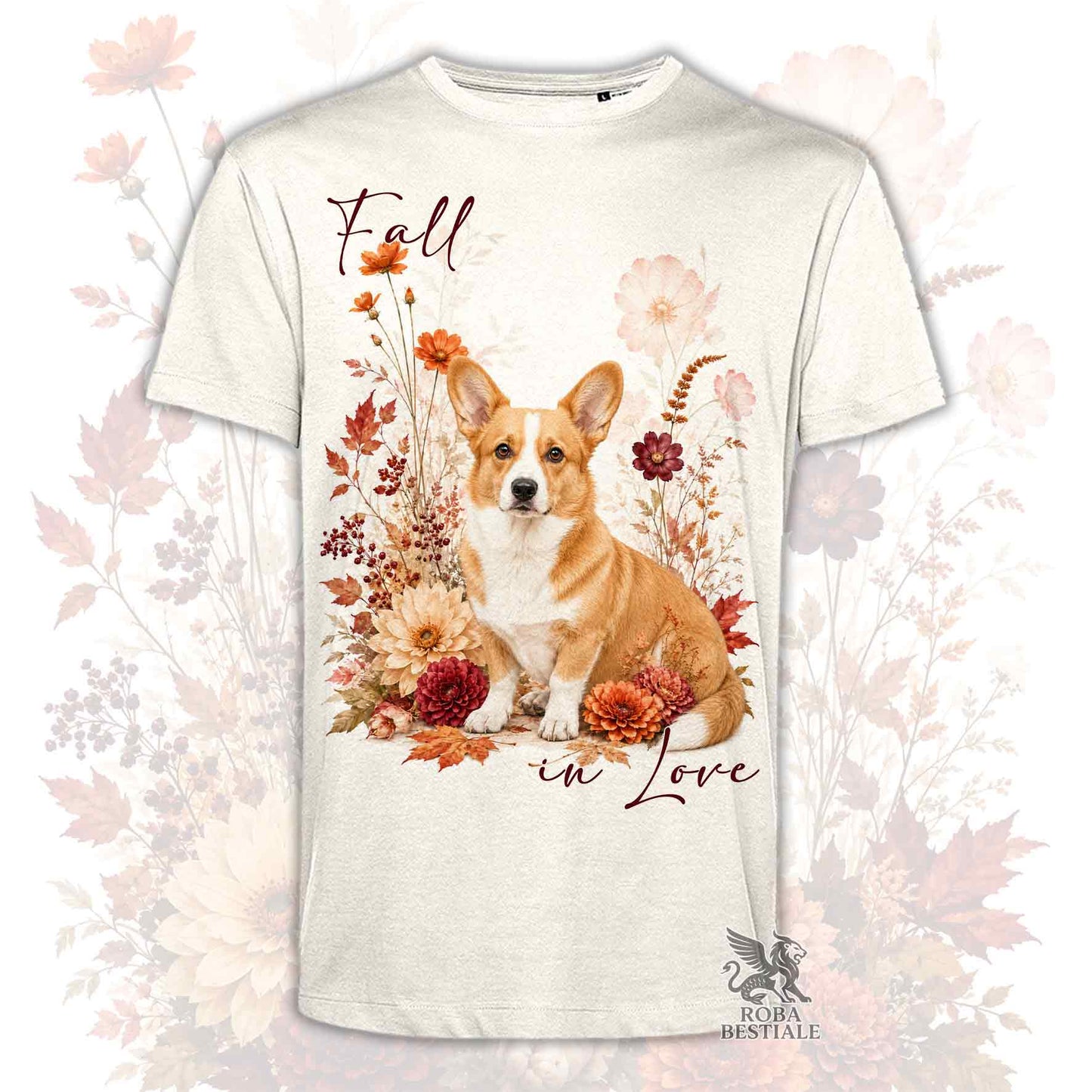 T-Shirt WELSH CORGI CARDIGAN Fulvo - Collezione Fall...in Love