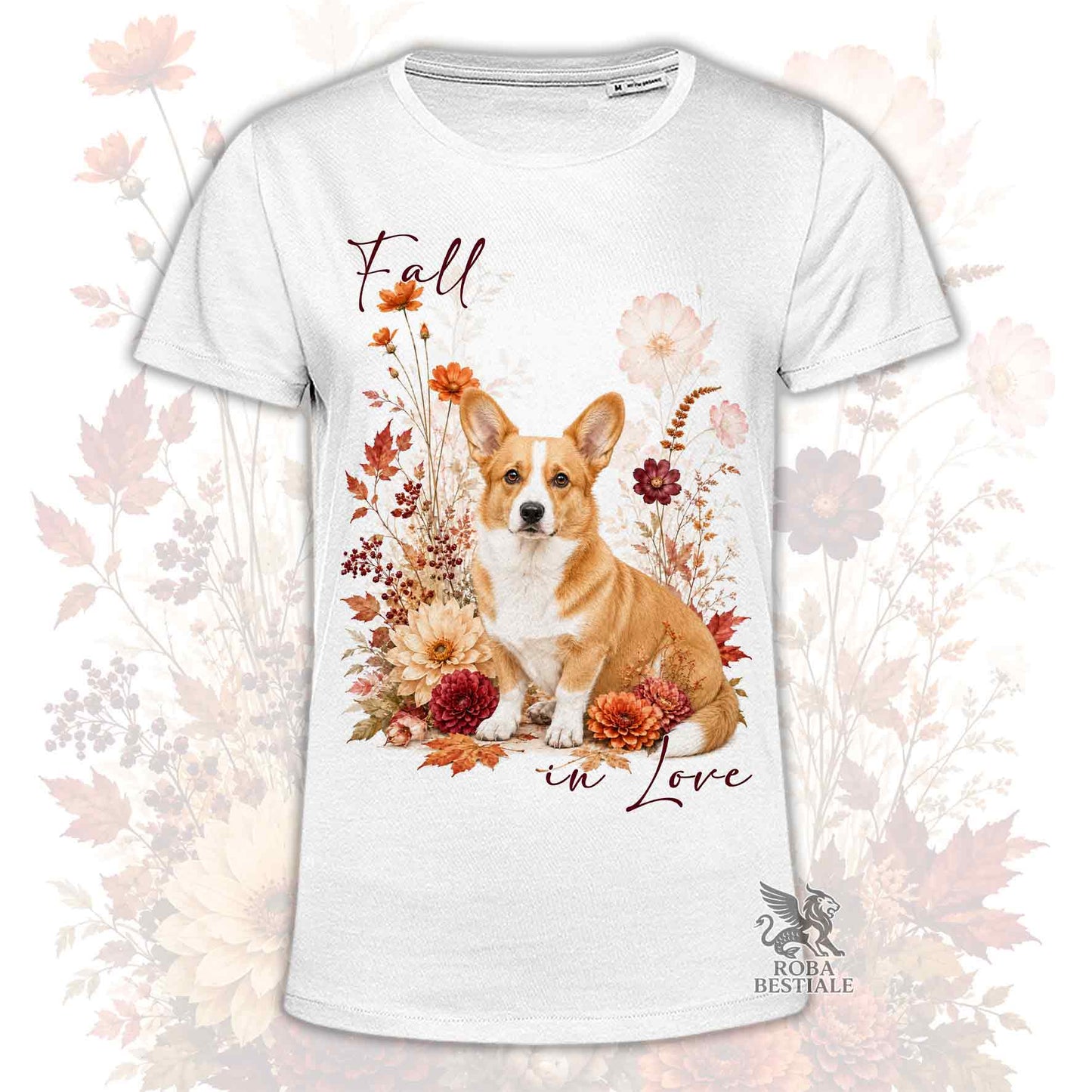 T-Shirt WELSH CORGI CARDIGAN Fulvo - Collezione Fall...in Love