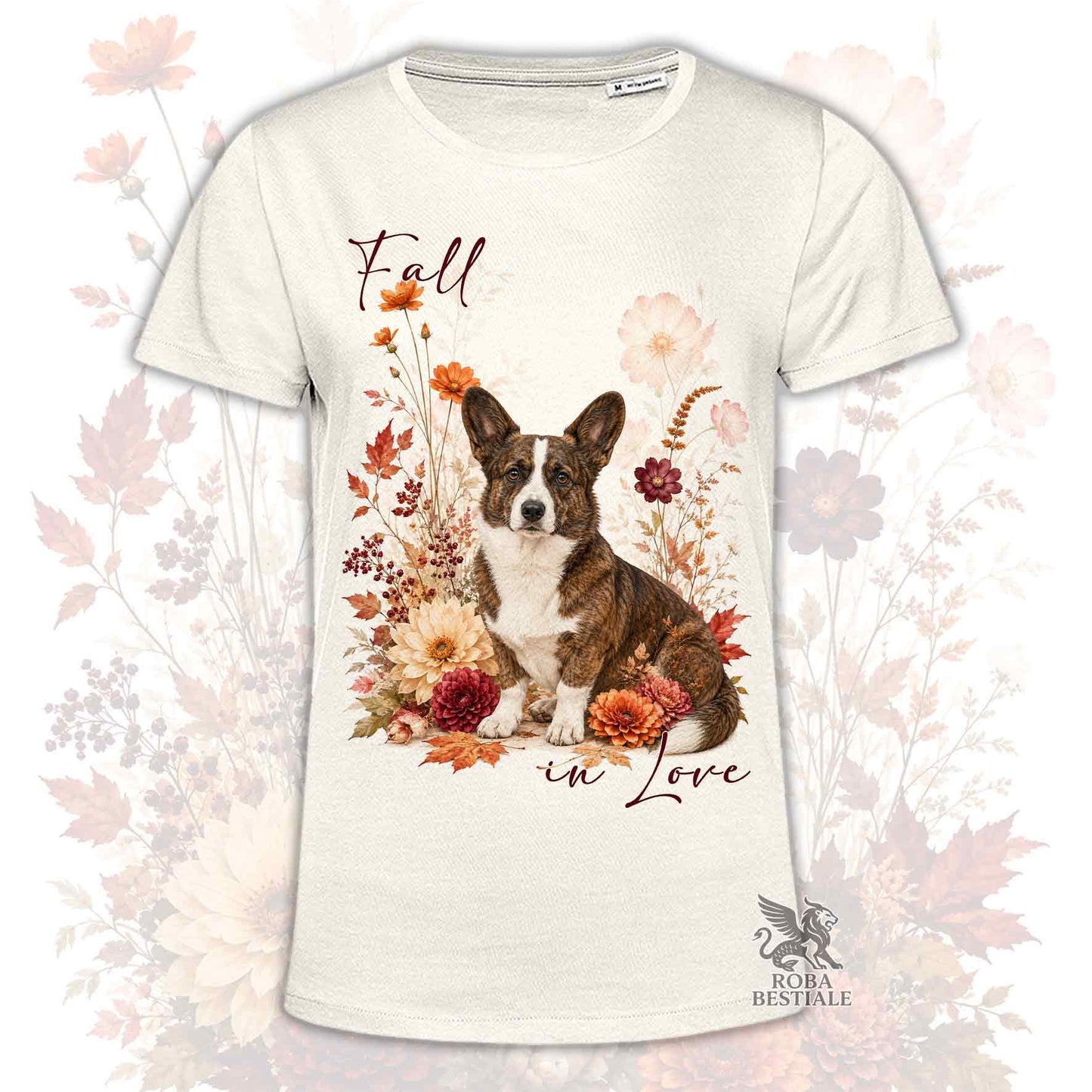 T-Shirt WELSH CORGI CARDIGAN Tigrato - Collezione Fall...in Love