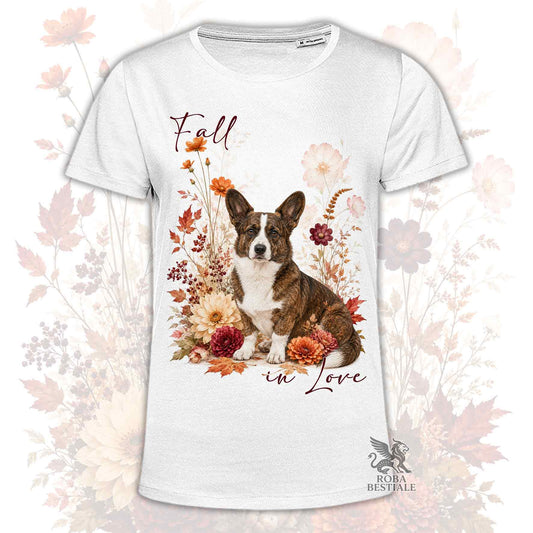 T-Shirt WELSH CORGI CARDIGAN Tigrato - Collezione Fall...in Love