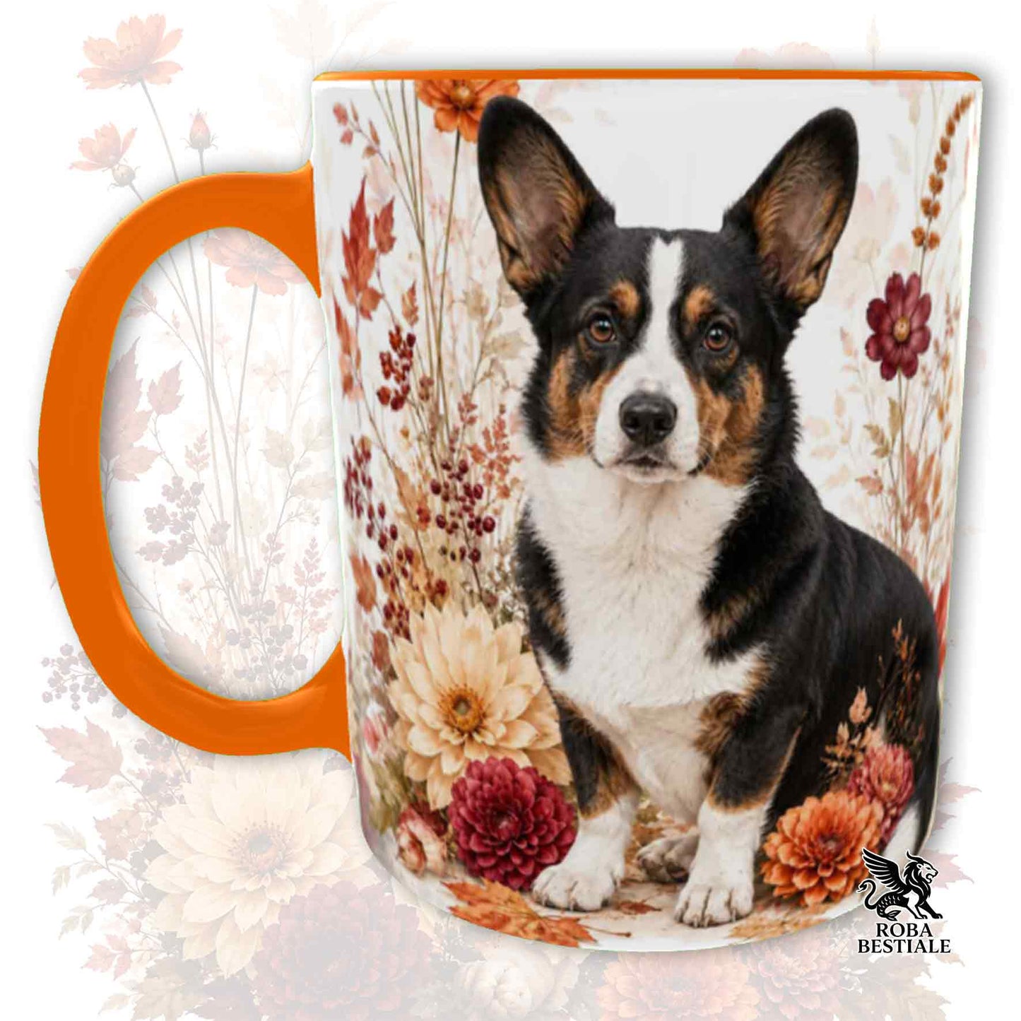 Tazza WELSH CORGI CARDIGAN Black Tricolor - Collezione Fall...in Love