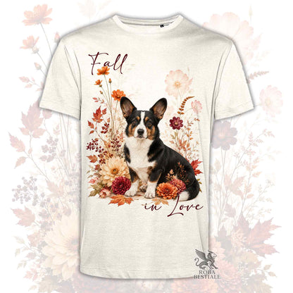 T-Shirt WELSH CORGI CARDIGAN Black Tricolor - Collezione Fall...in Love