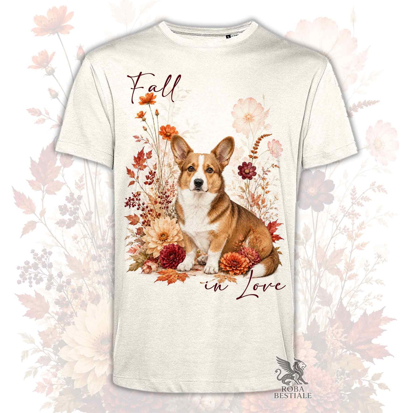 T-Shirt WELSH CORGI CARDIGAN Zibellino - Collezione Fall...in Love