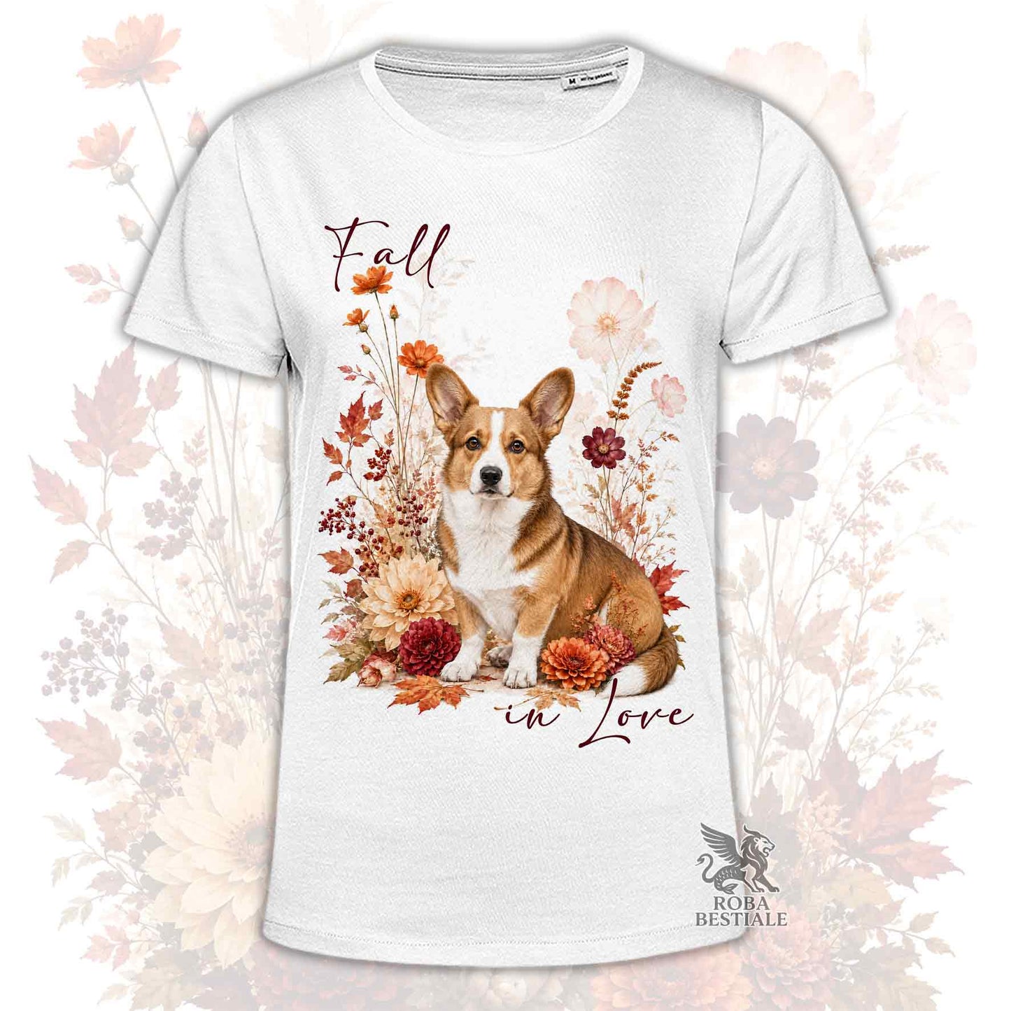 T-Shirt WELSH CORGI CARDIGAN Zibellino - Collezione Fall...in Love
