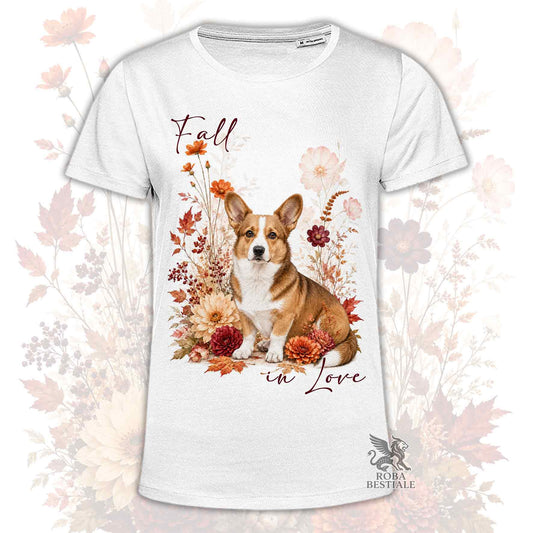 T-Shirt WELSH CORGI CARDIGAN Zibellino - Collezione Fall...in Love