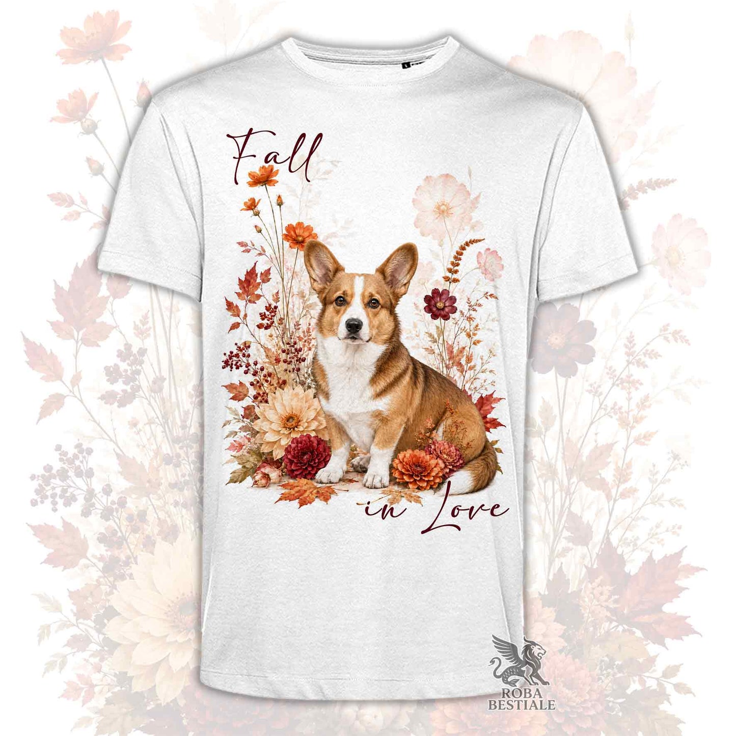 T-Shirt WELSH CORGI CARDIGAN Zibellino - Collezione Fall...in Love
