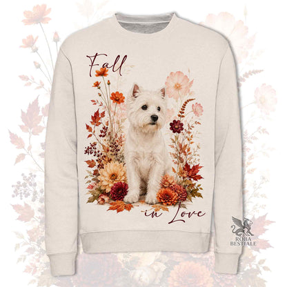 Felpa WEST HIGHLAND WHITE TERRIER - Girocollo - Collezione Fall...in Love