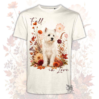 T-Shirt WEST HIGHLAND WHITE TERRIER - Collezione Fall...in Love