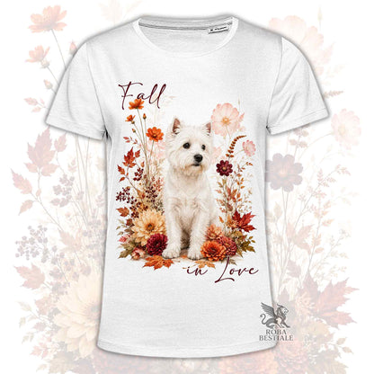 T-Shirt WEST HIGHLAND WHITE TERRIER - Collezione Fall...in Love