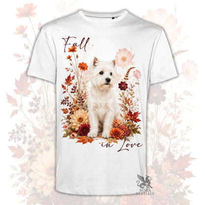 T-Shirt WEST HIGHLAND WHITE TERRIER - Collezione Fall...in Love