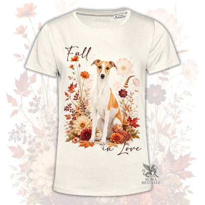 T-Shirt WHIPPET Bianco Fulvo - Collezione Fall...in Love