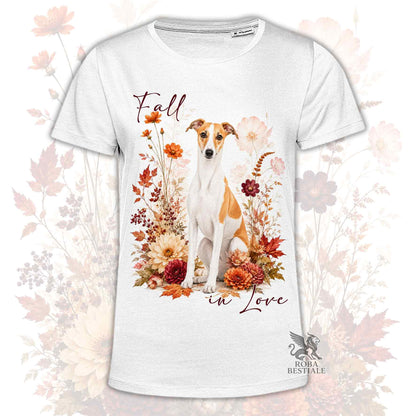 T-Shirt WHIPPET Bianco Fulvo - Collezione Fall...in Love