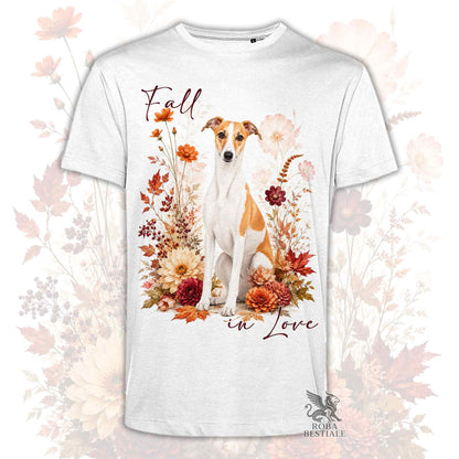 T-Shirt WHIPPET Bianco Fulvo - Collezione Fall...in Love