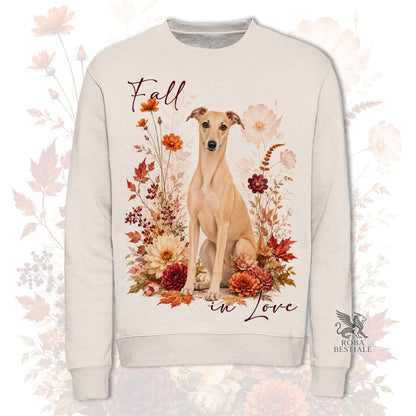 Felpa WHIPPET Fulvo - Girocollo - Collezione Fall...in Love