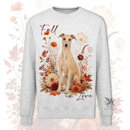 Felpa WHIPPET Fulvo - Girocollo - Collezione Fall...in Love