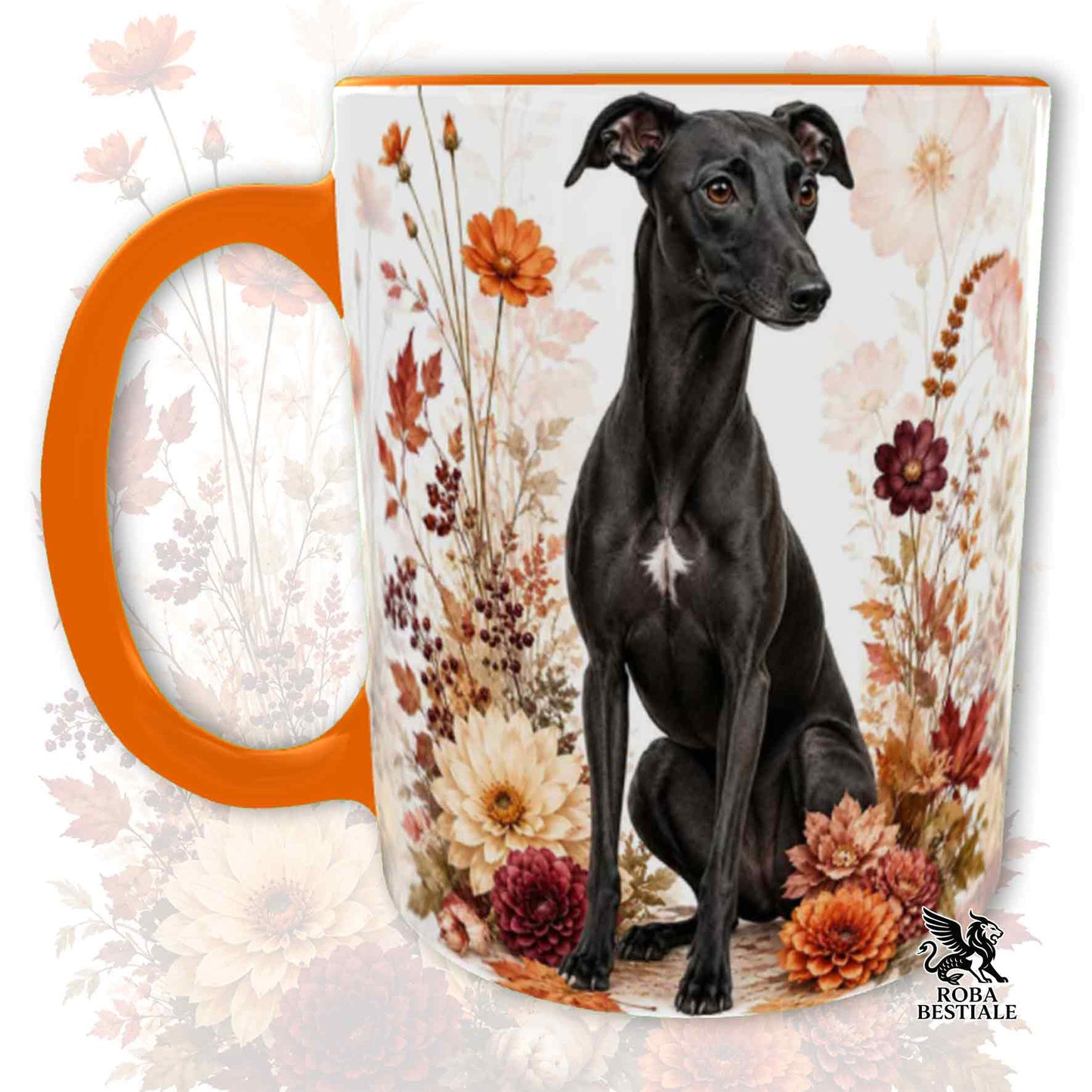 Tazza WHIPPET Nero - Collezione Fall...in Love