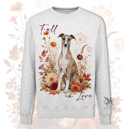 Felpa WHIPPET Tigrato - Girocollo - Collezione Fall...in Love