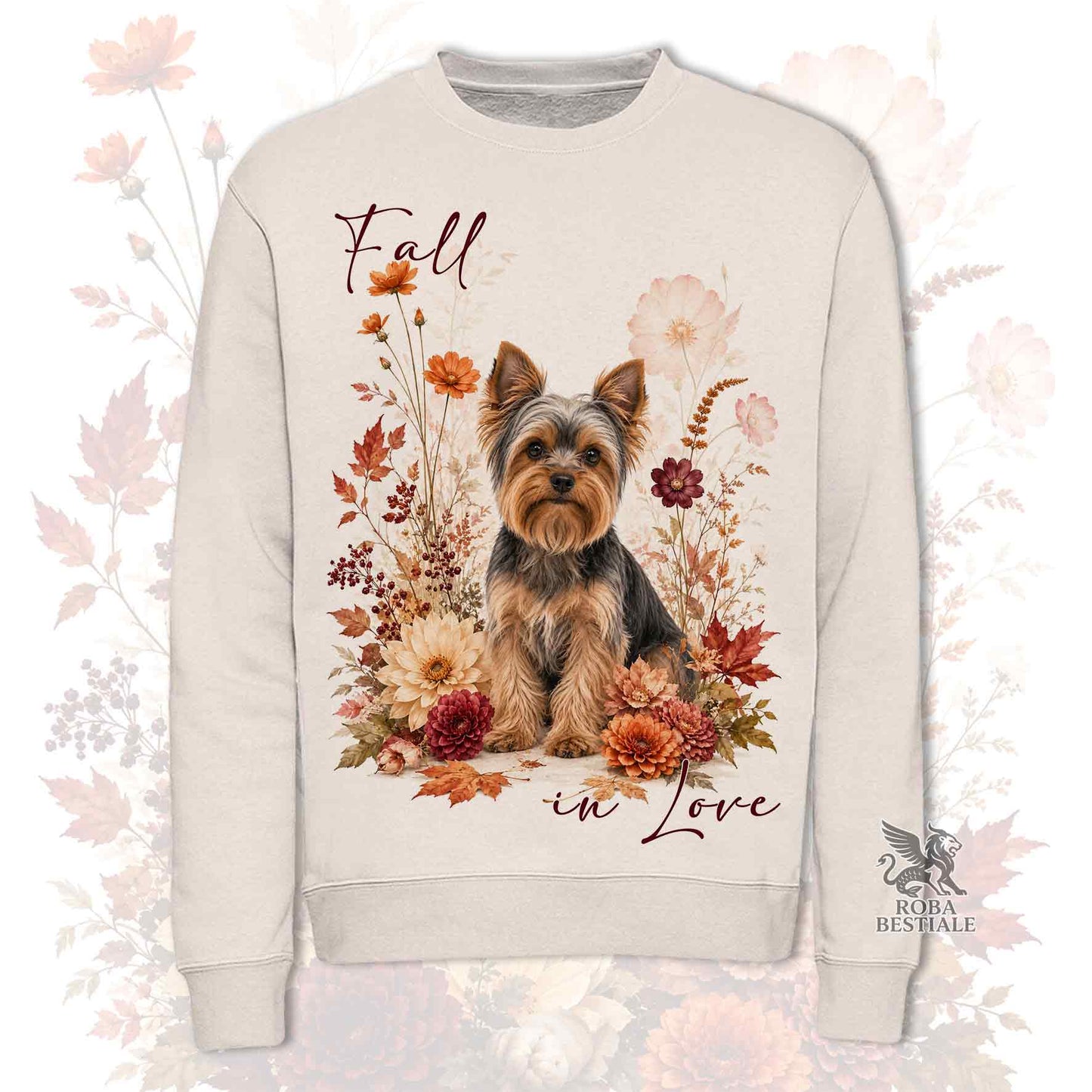 Felpa YORKSHIRE TERRIER - Girocollo - Collezione Fall...in Love